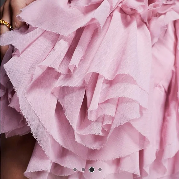 Pink Ruffled Fabric - Picture 6 of 6